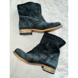 Mtng Original ‘Hydra’ Suede Moto Boots - size 38/8 - H9
